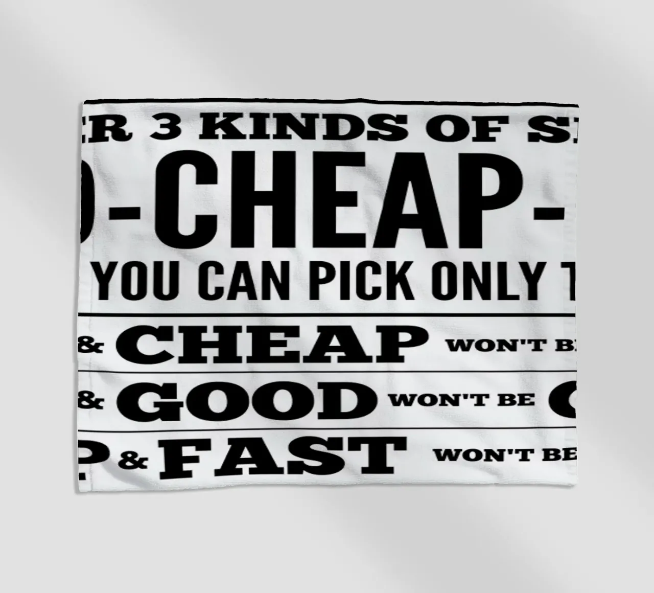 Good Cheap Fast telo mare da Mr Cup