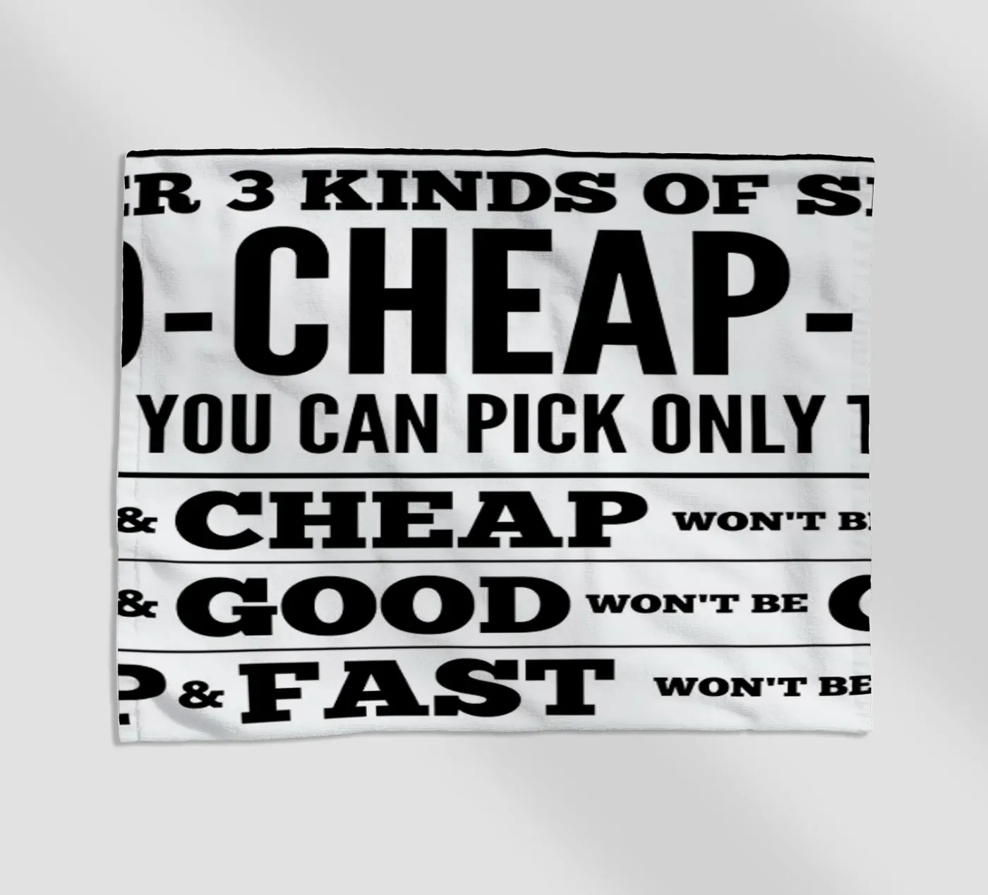 Good Cheap Fast telo mare da Mr Cup