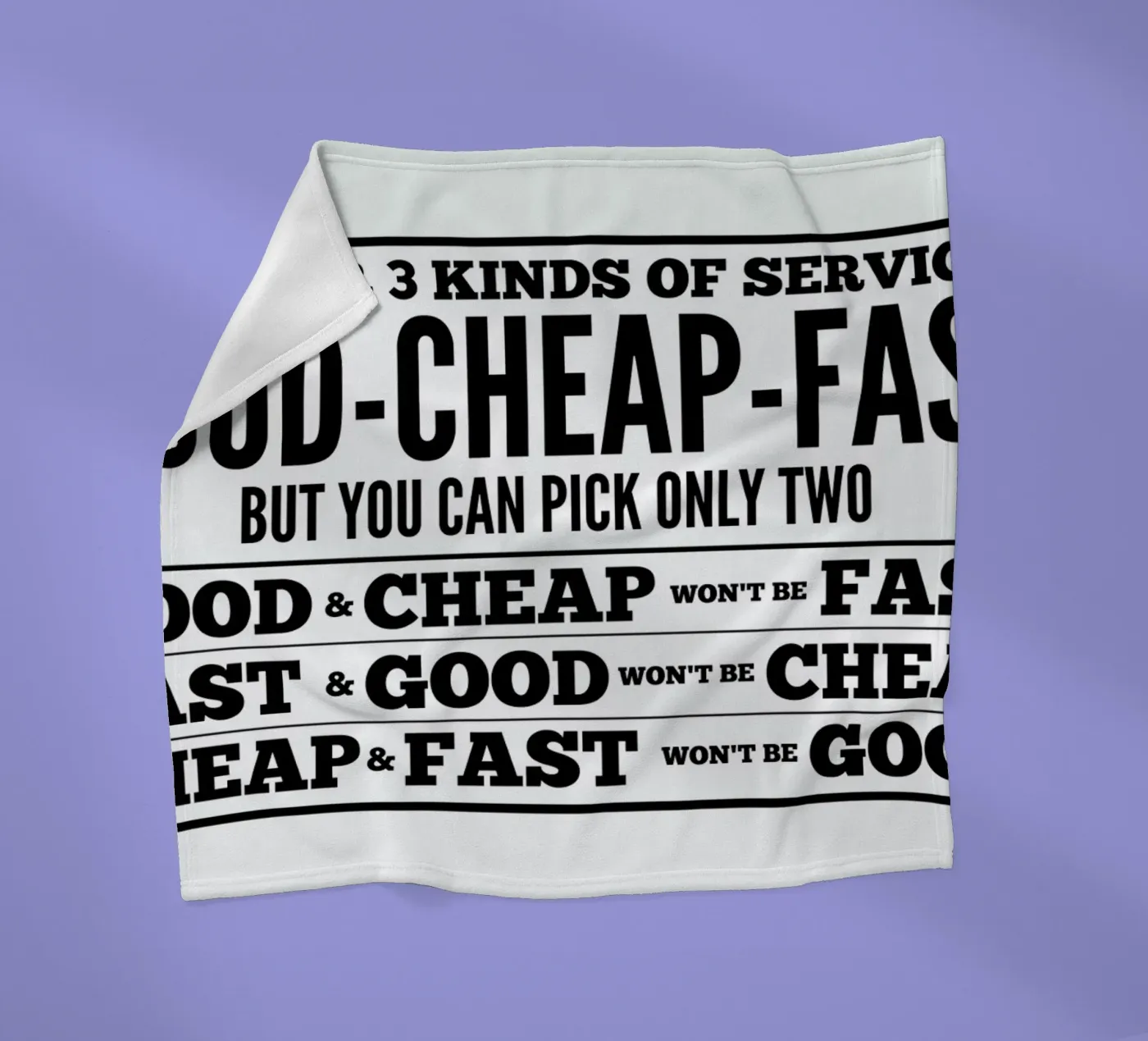 Good Cheap Fast Fleecedecke von Mr Cup