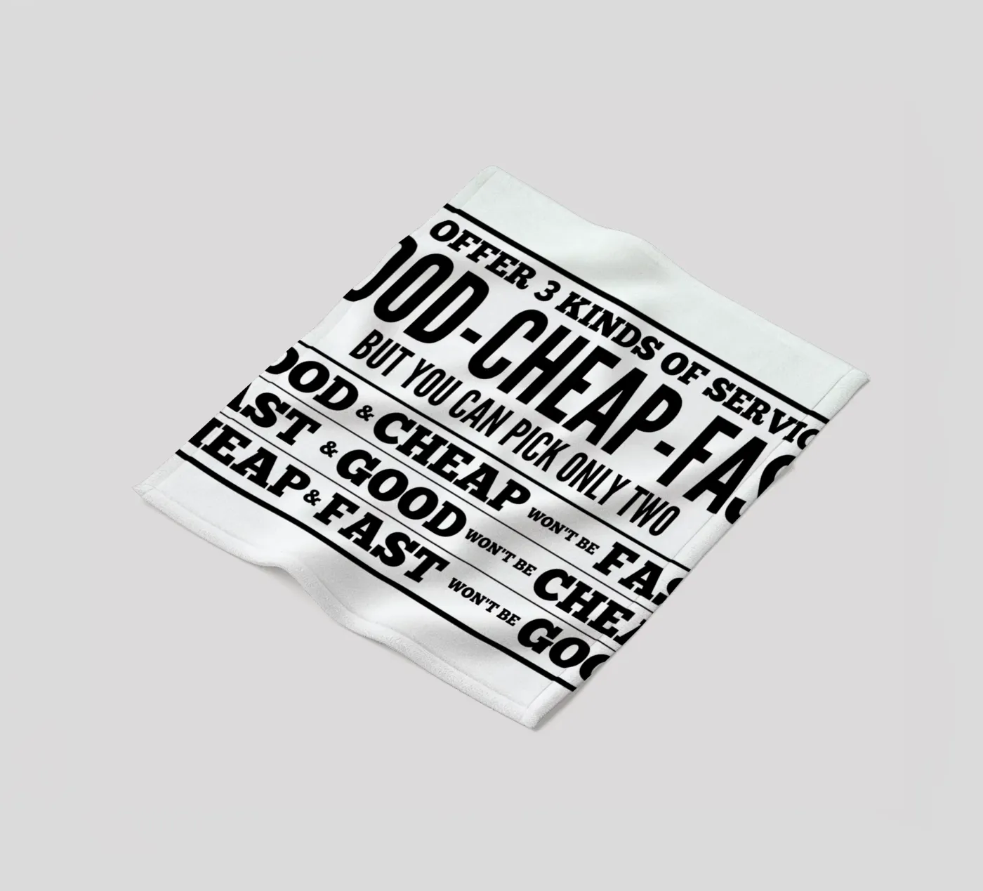 Good Cheap Fast Fleecedecke von Mr Cup