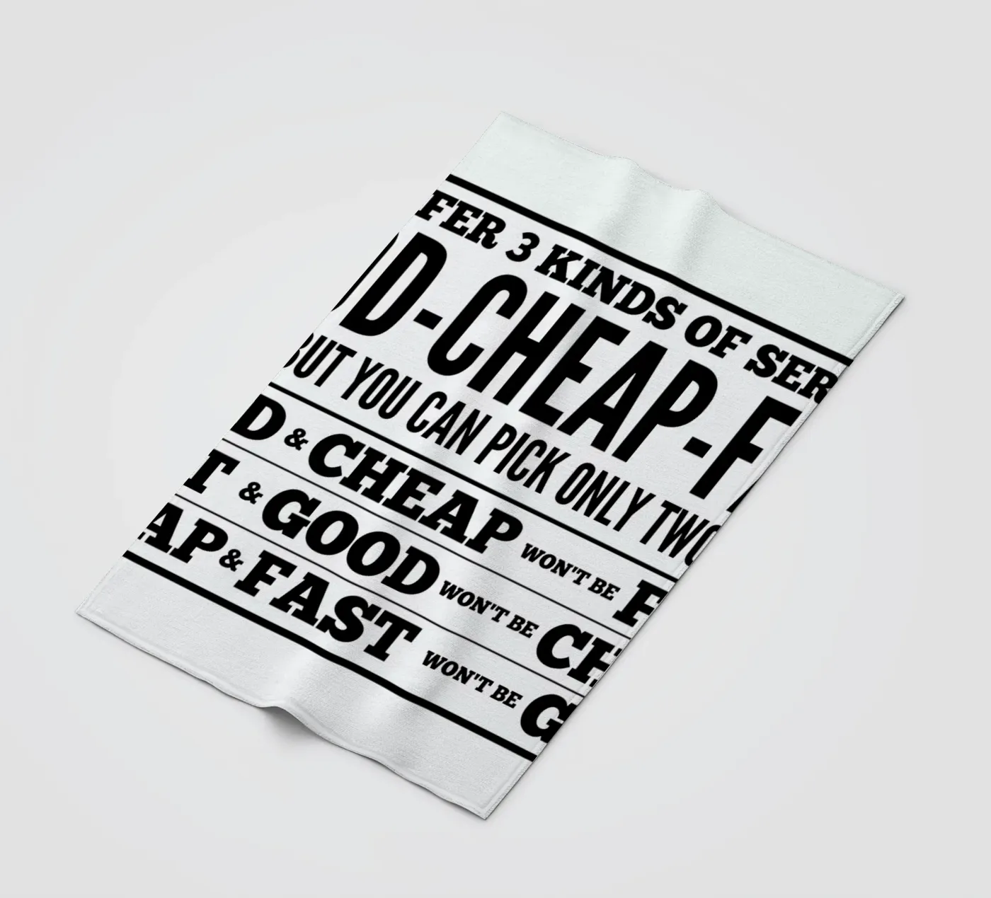 Good Cheap Fast Fleecedecke von Mr Cup