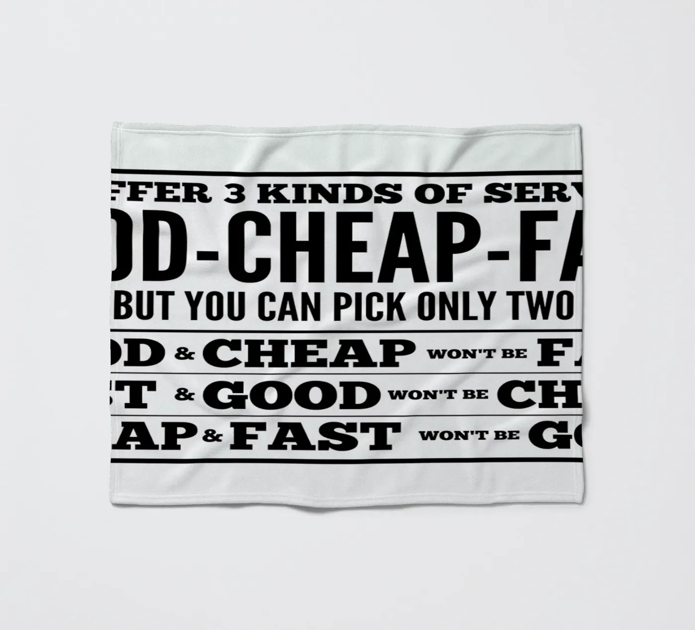 Good Cheap Fast Fleecedecke von Mr Cup