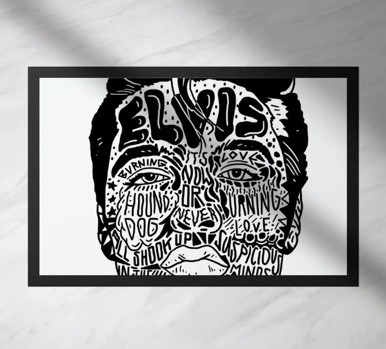 Elvis deurmat van Nick Cocozza