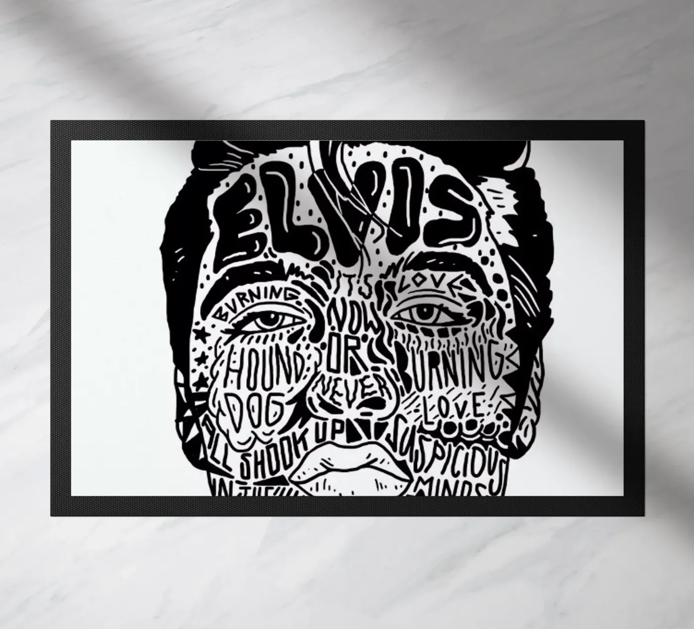 Elvis deurmat van Nick Cocozza