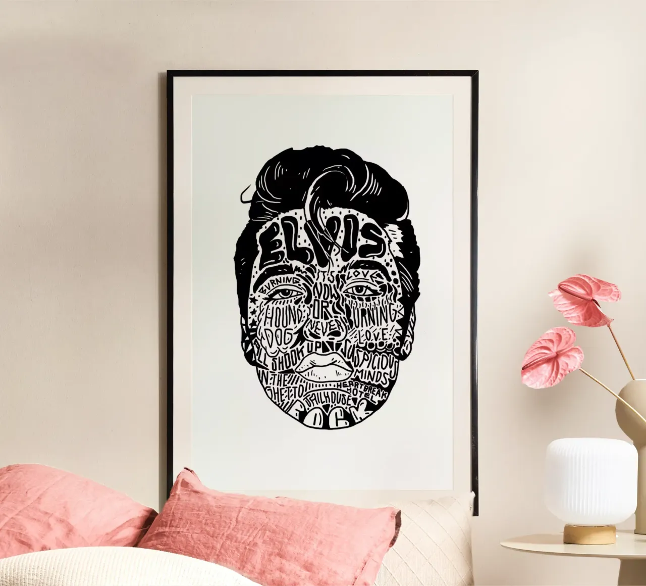 Elvis poster by Nick Cocozza