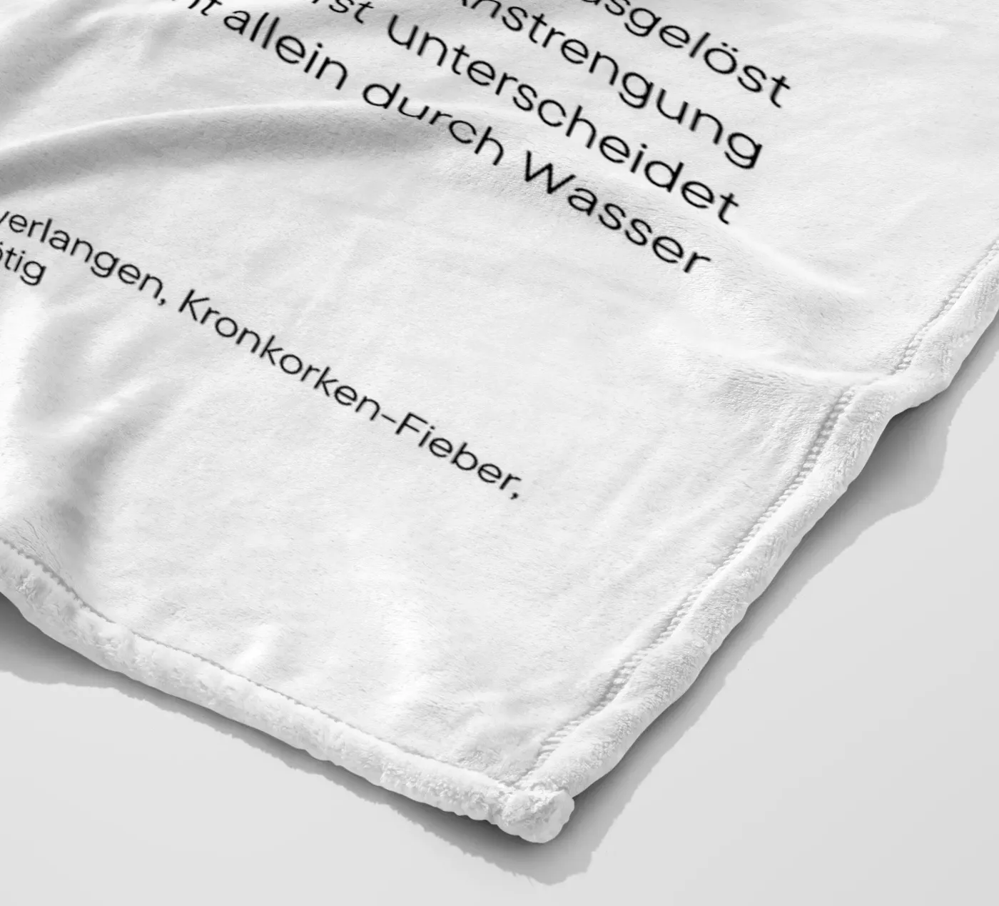 Definition Bierdurst fleecedeken van DigiWunderwerk