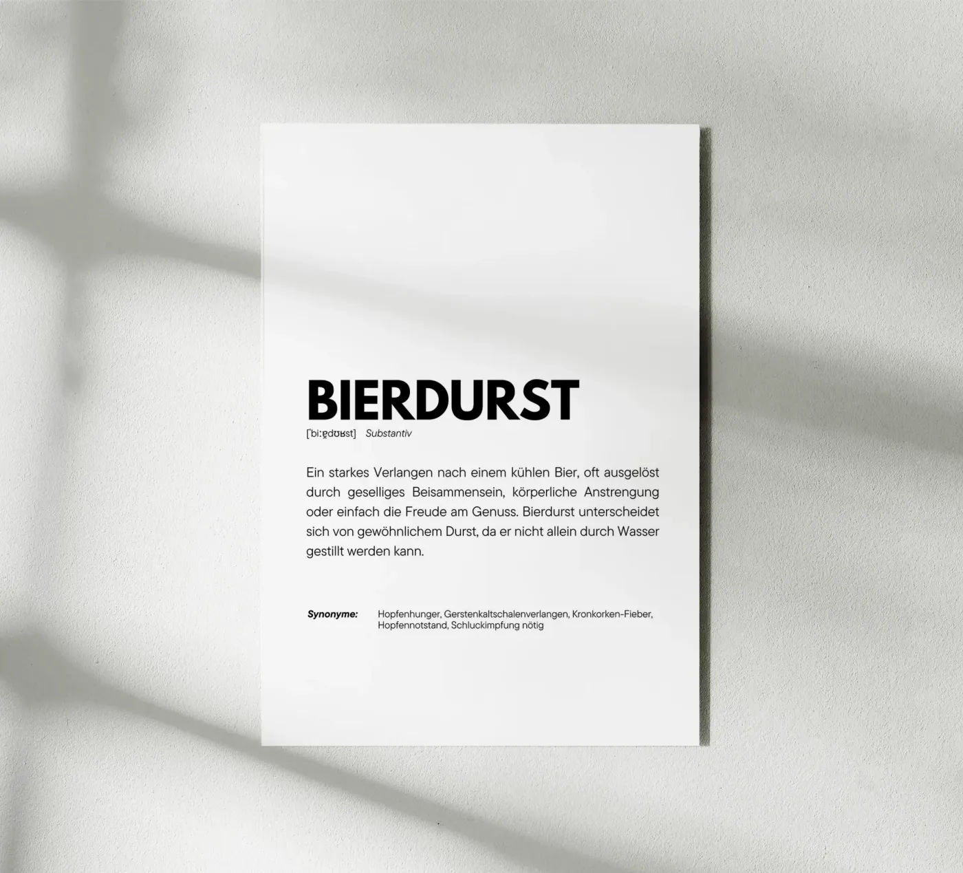 Definition Bierdurst forex plate by DigiWunderwerk