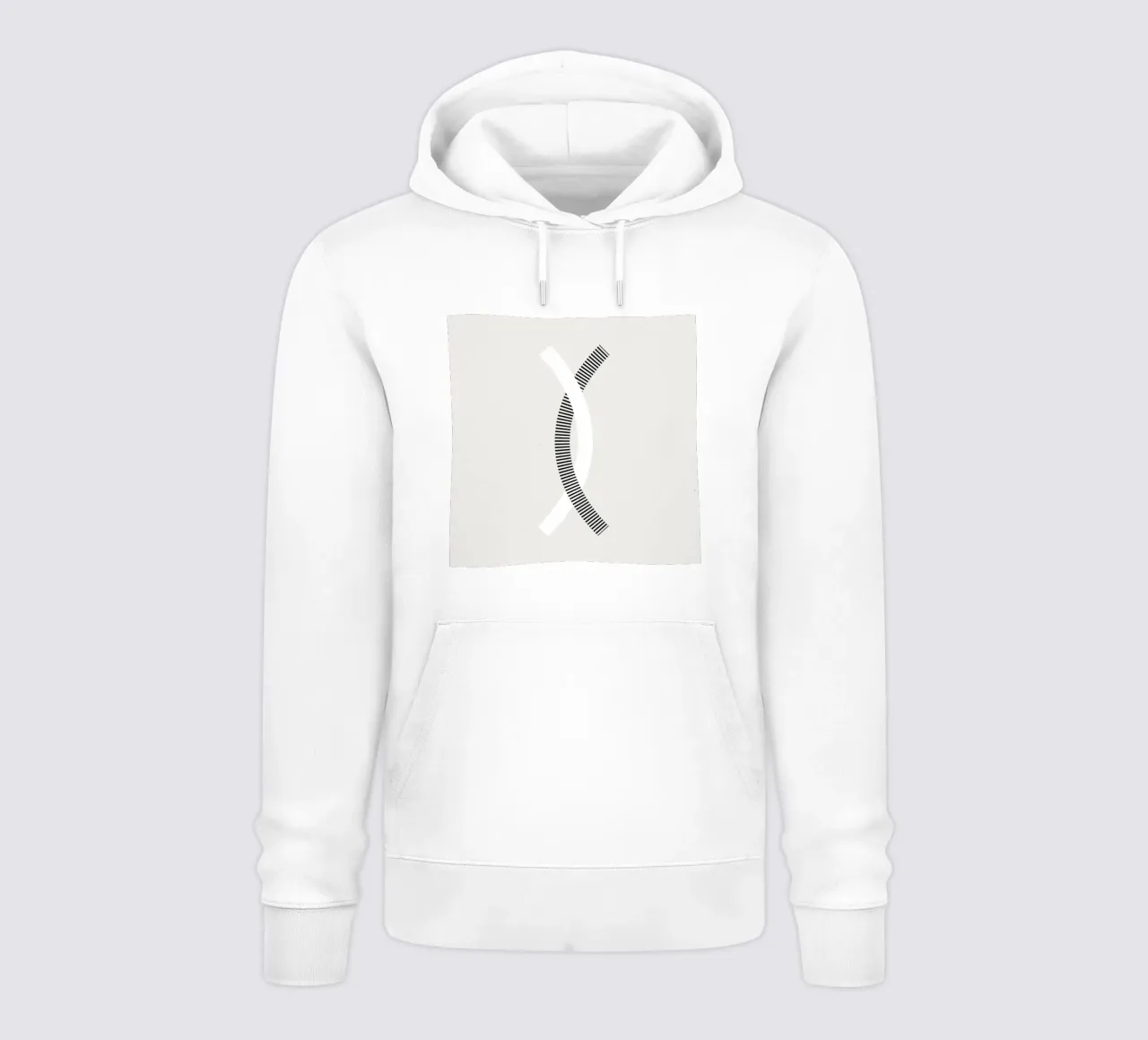 Collegamento minimalista felpa con cappuccio da Katja Stehle Design