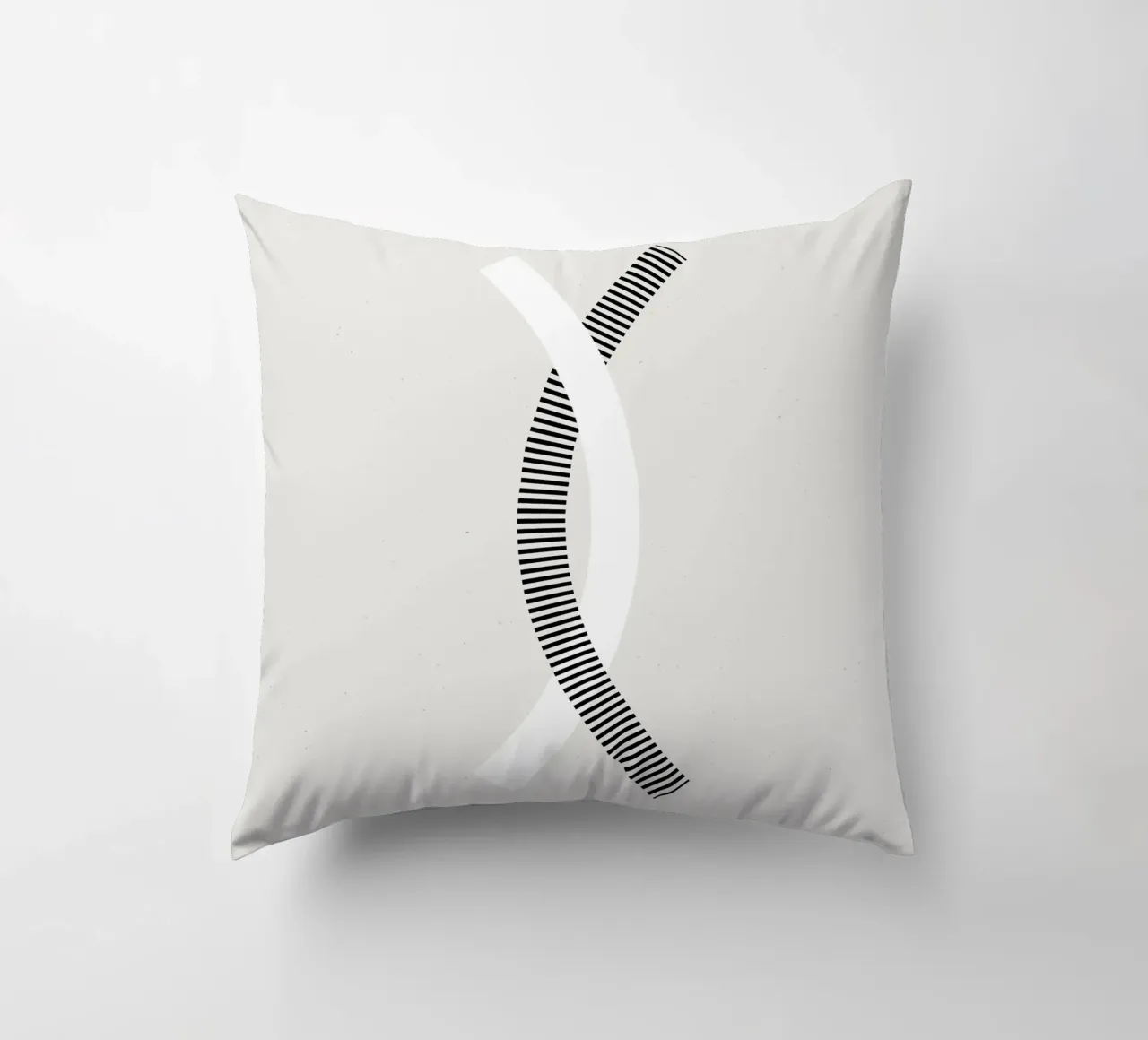 Minimalist connection decorative cushion by Katja Stehle Design