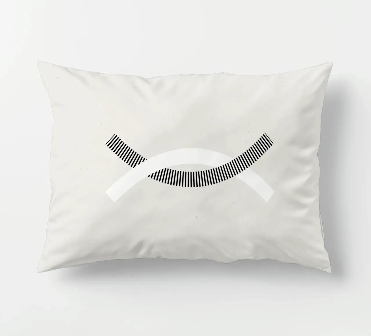 Minimalist connection decorative cushion by Katja Stehle Design