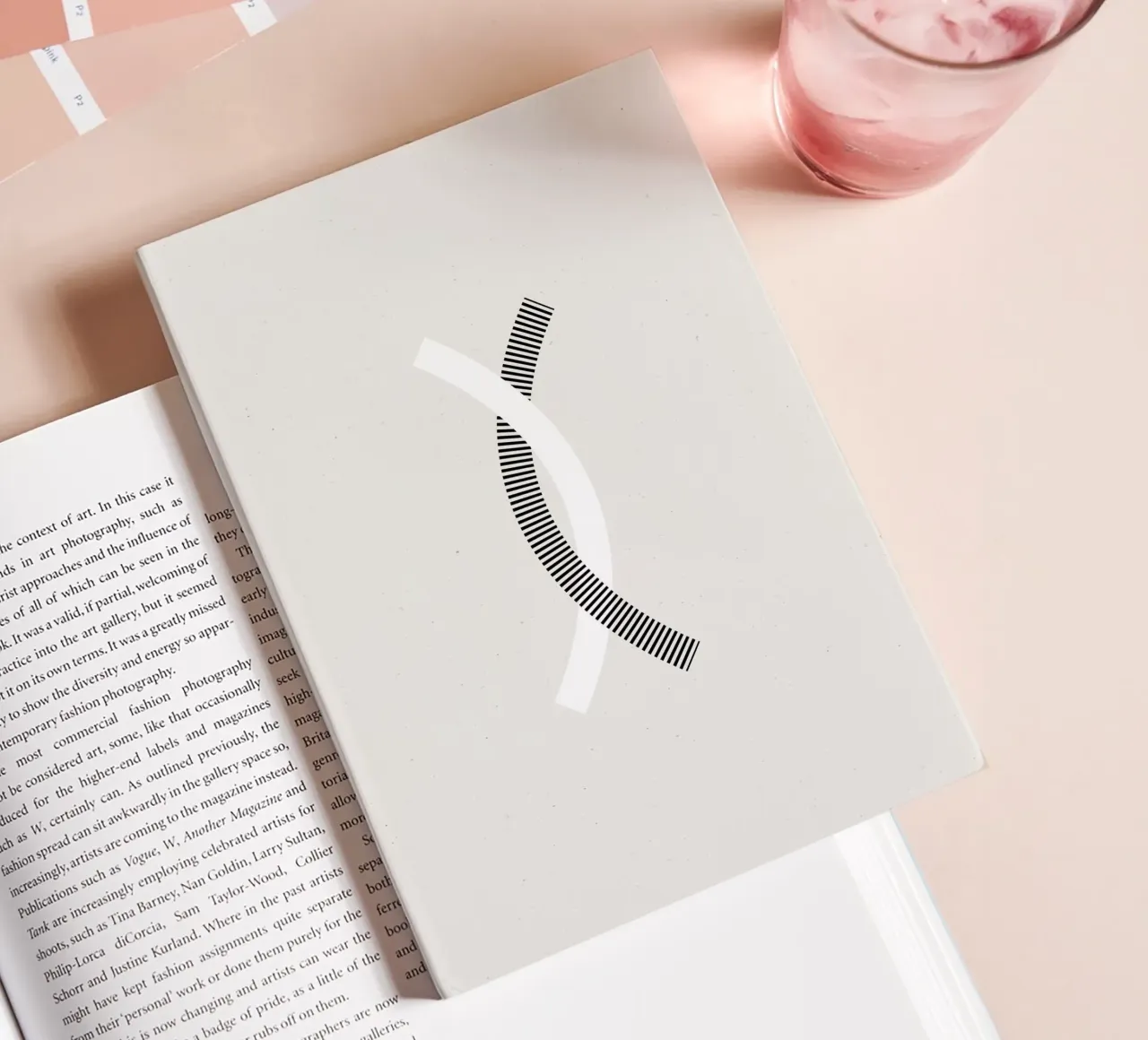 Minimalist connection notebook by Katja Stehle Design