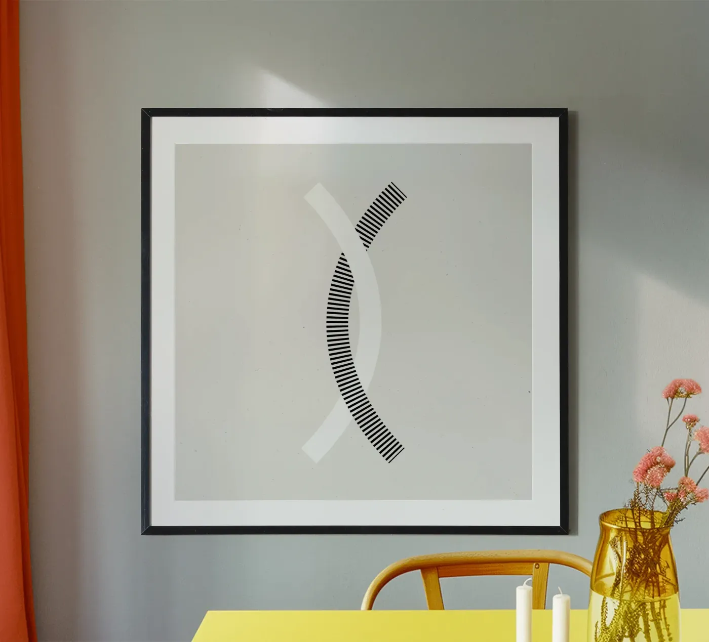 Minimalist connection poster by Katja Stehle Design