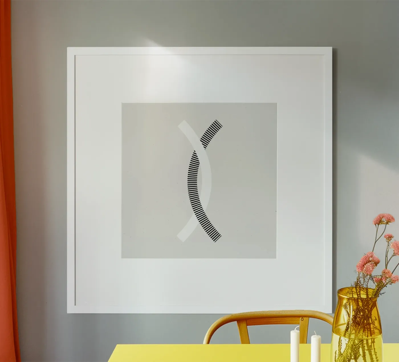 Minimalist connection poster by Katja Stehle Design