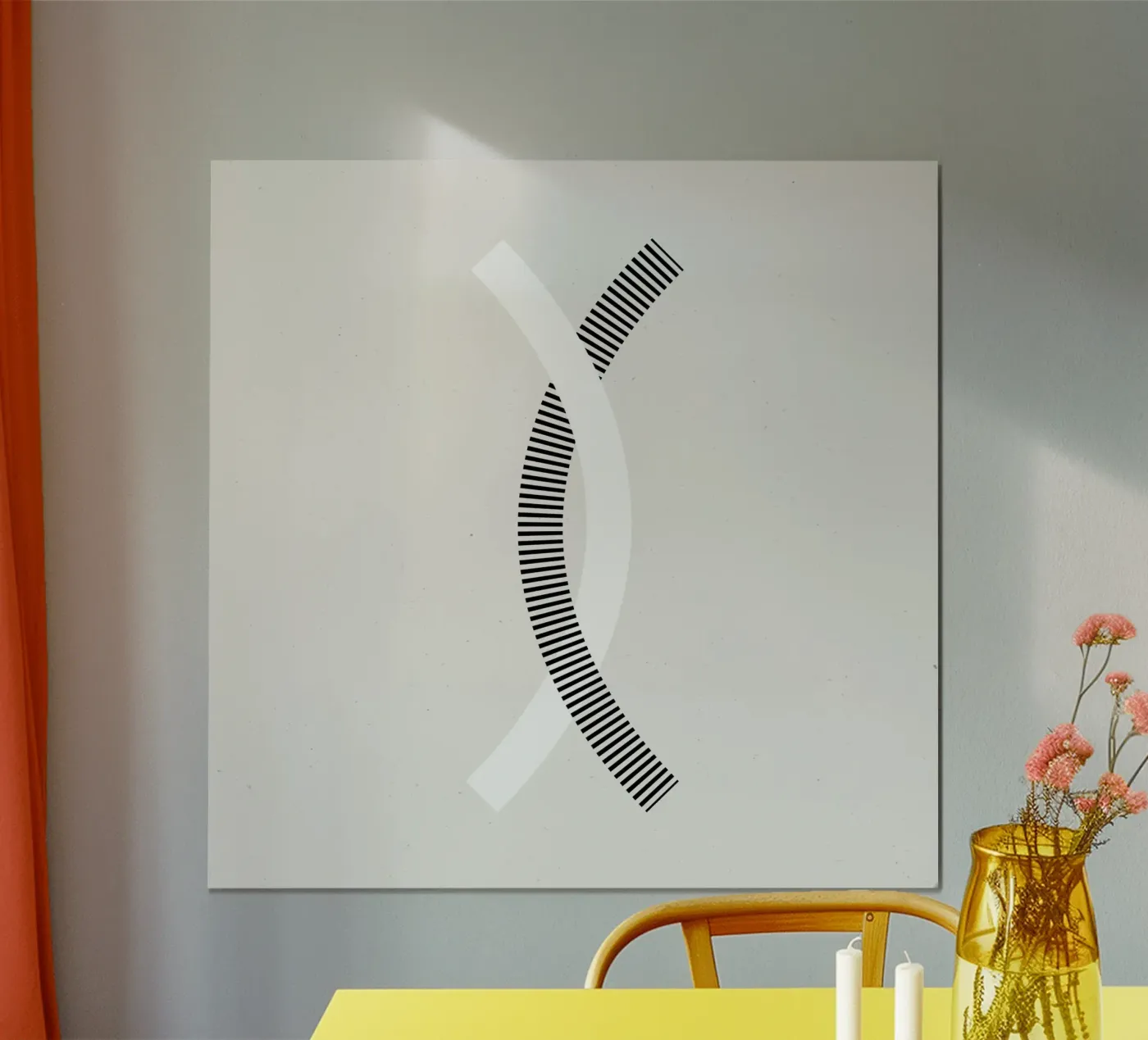 Minimalist connection poster by Katja Stehle Design