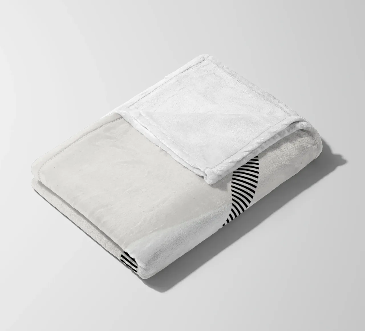 Minimalist connection fleece blanket by Katja Stehle Design