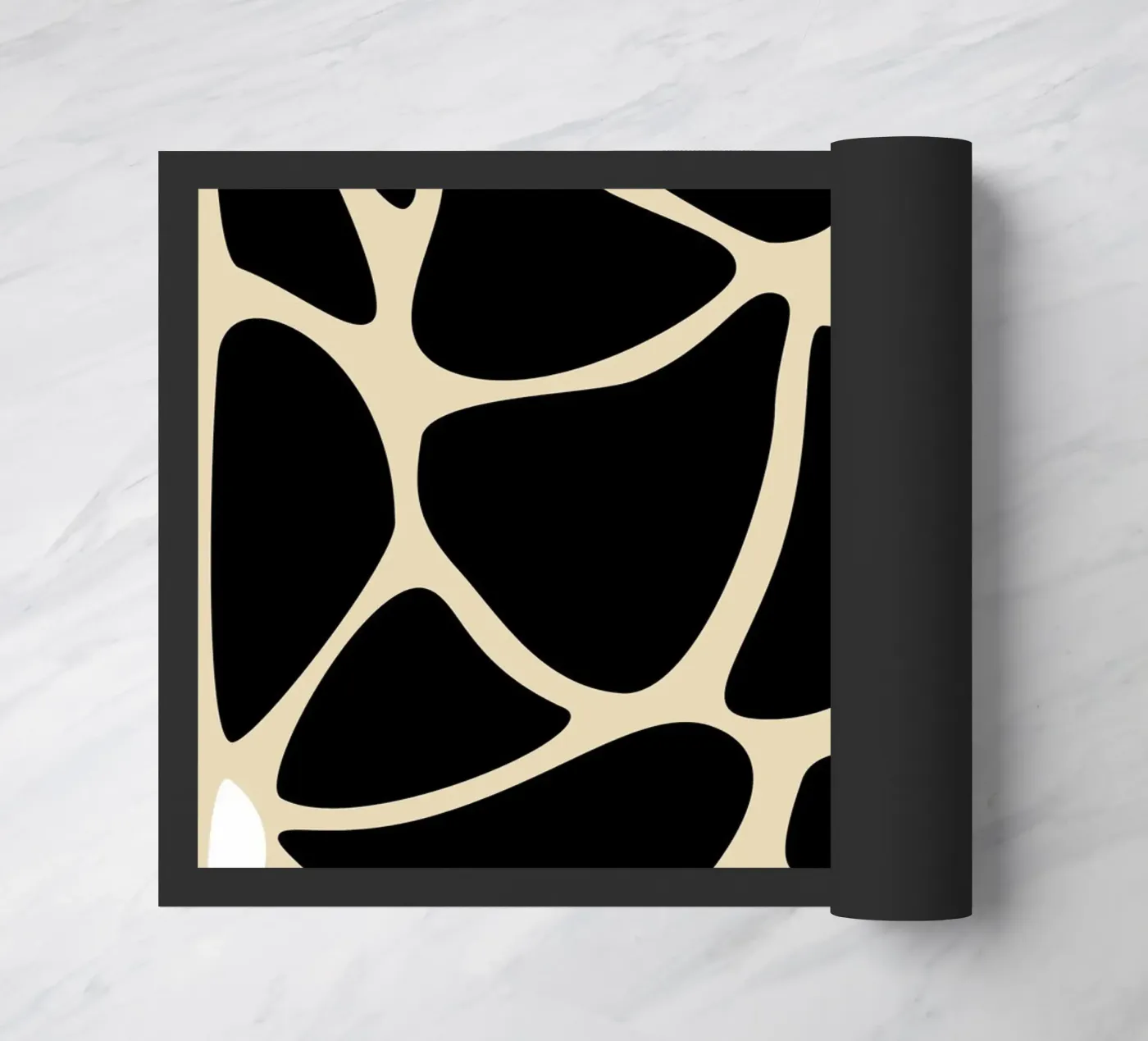 Black petals zerbino da LisaArtes