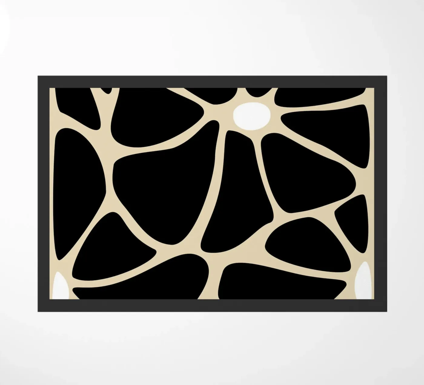 Black petals zerbino da LisaArtes