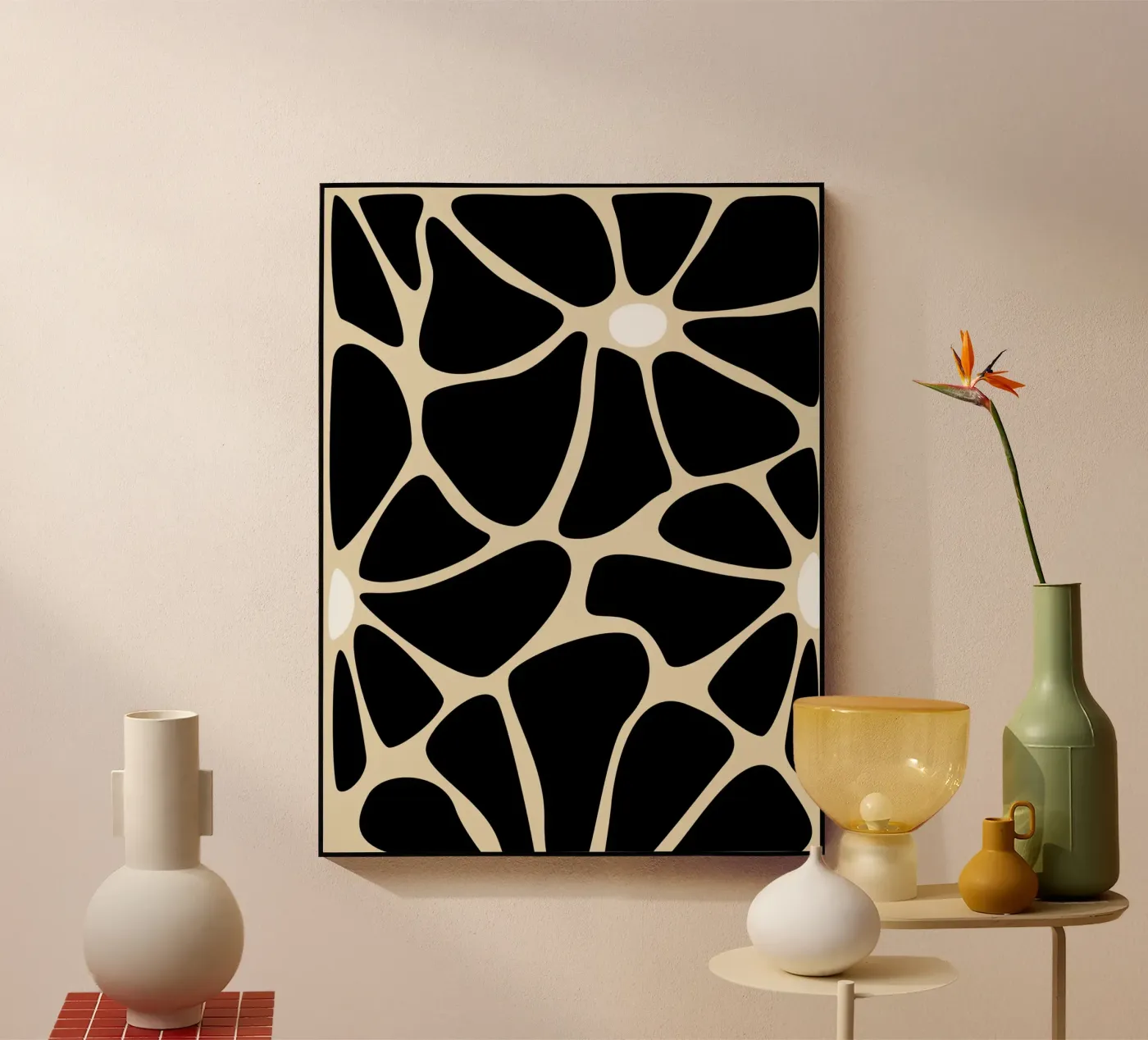 Black petals plexiglass da LisaArtes