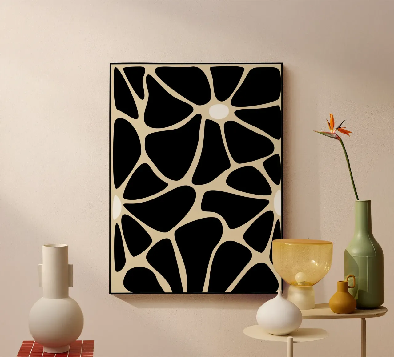 Black petals plexiglass da LisaArtes