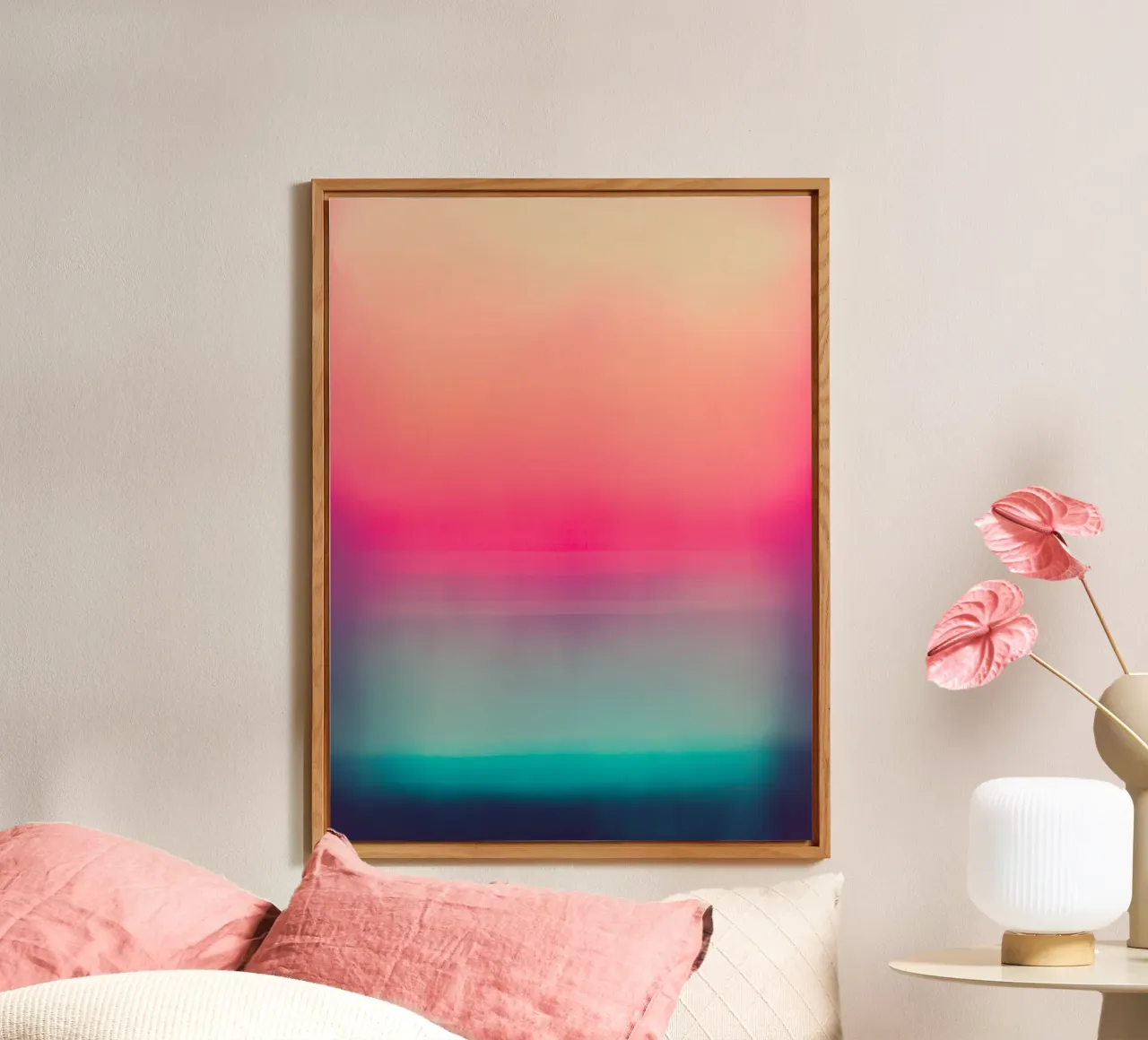 Abstract colors alu-dibond by Little Things