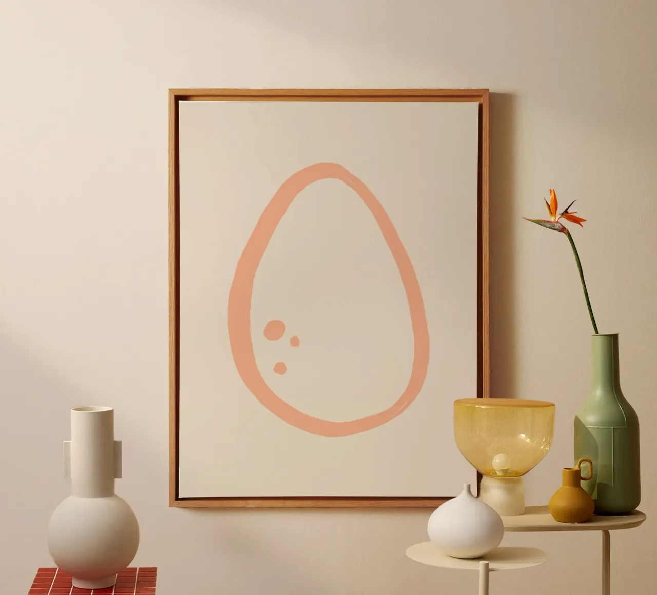 Happy Easter No 31 tela con Cornice a cassetta da treechild