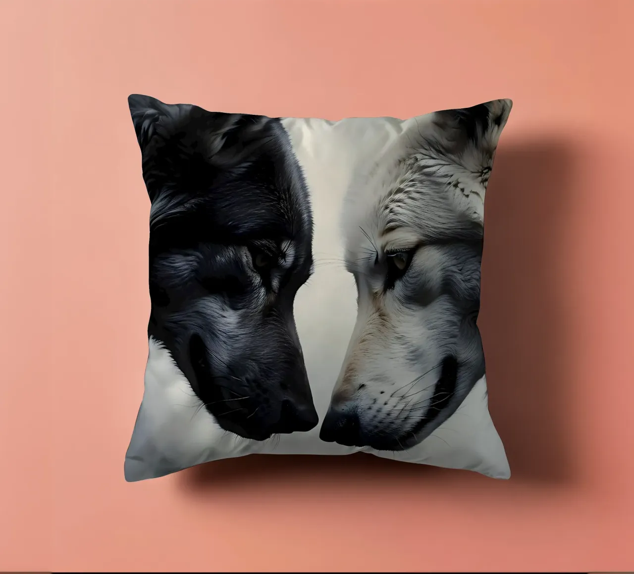 Lupo Ying Yang cuscino da LM2KONE