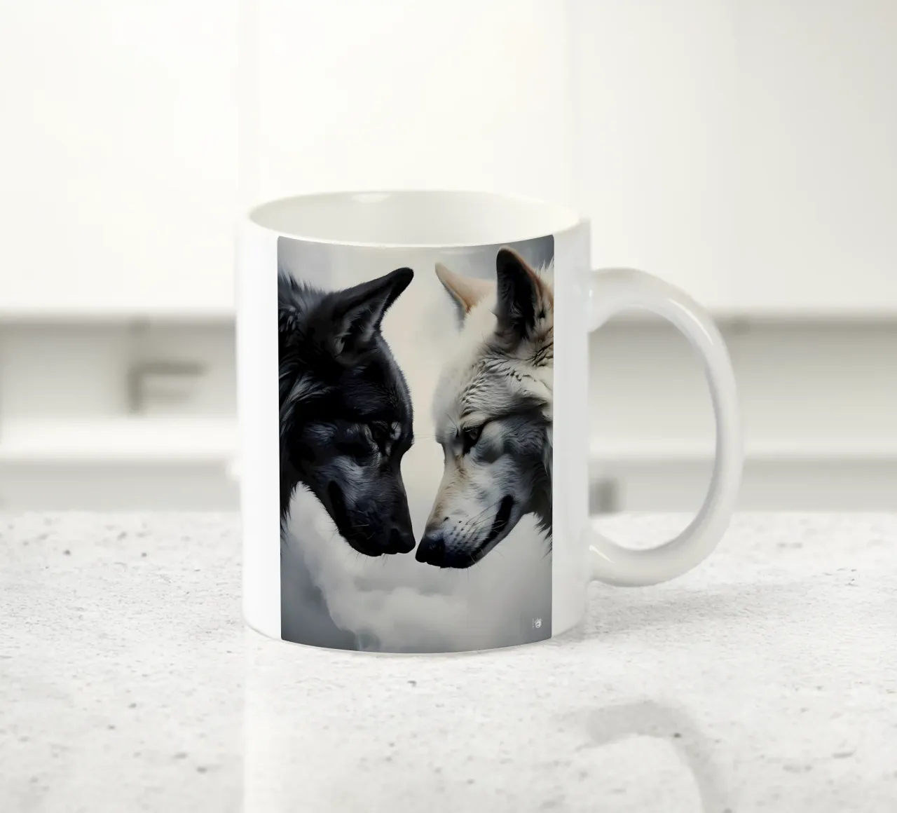 Lupo Ying Yang tazza in ceramica da LM2KONE