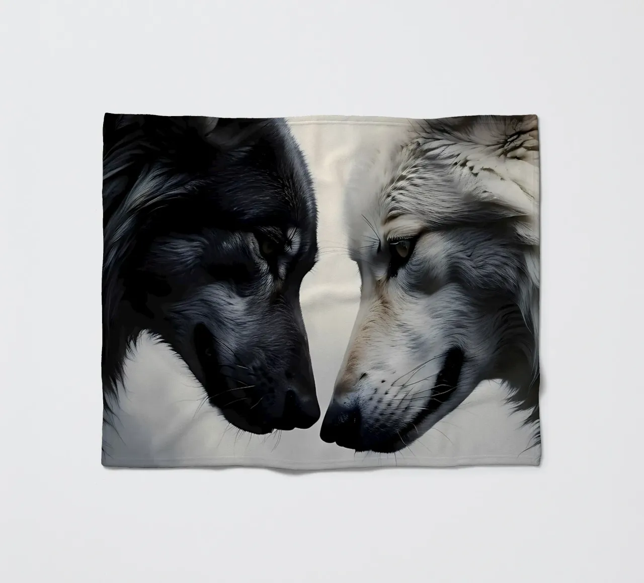 Lupo Ying Yang coperta in pile da LM2KONE