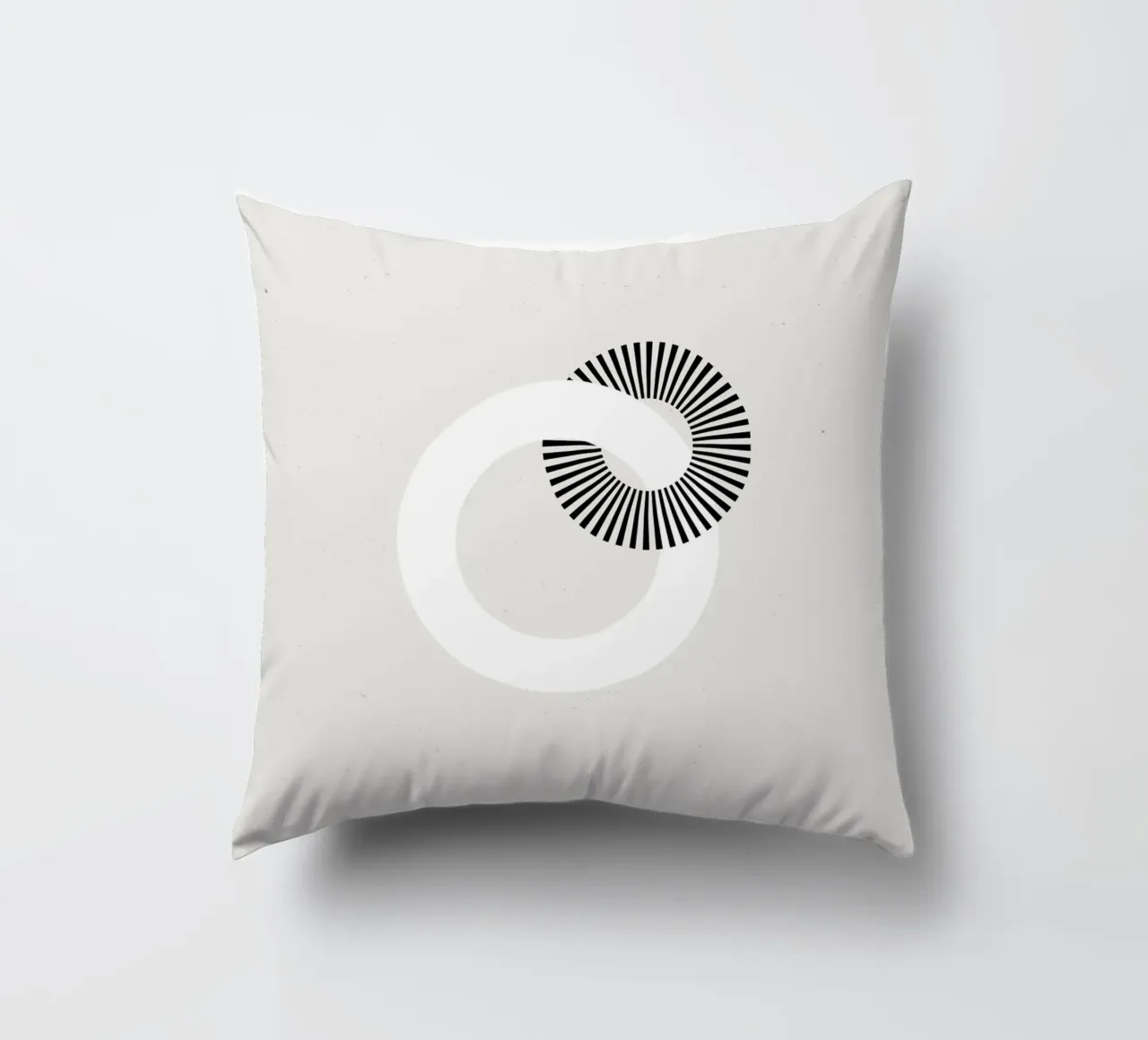 Anelli minimalisti cuscino da Katja Stehle Design