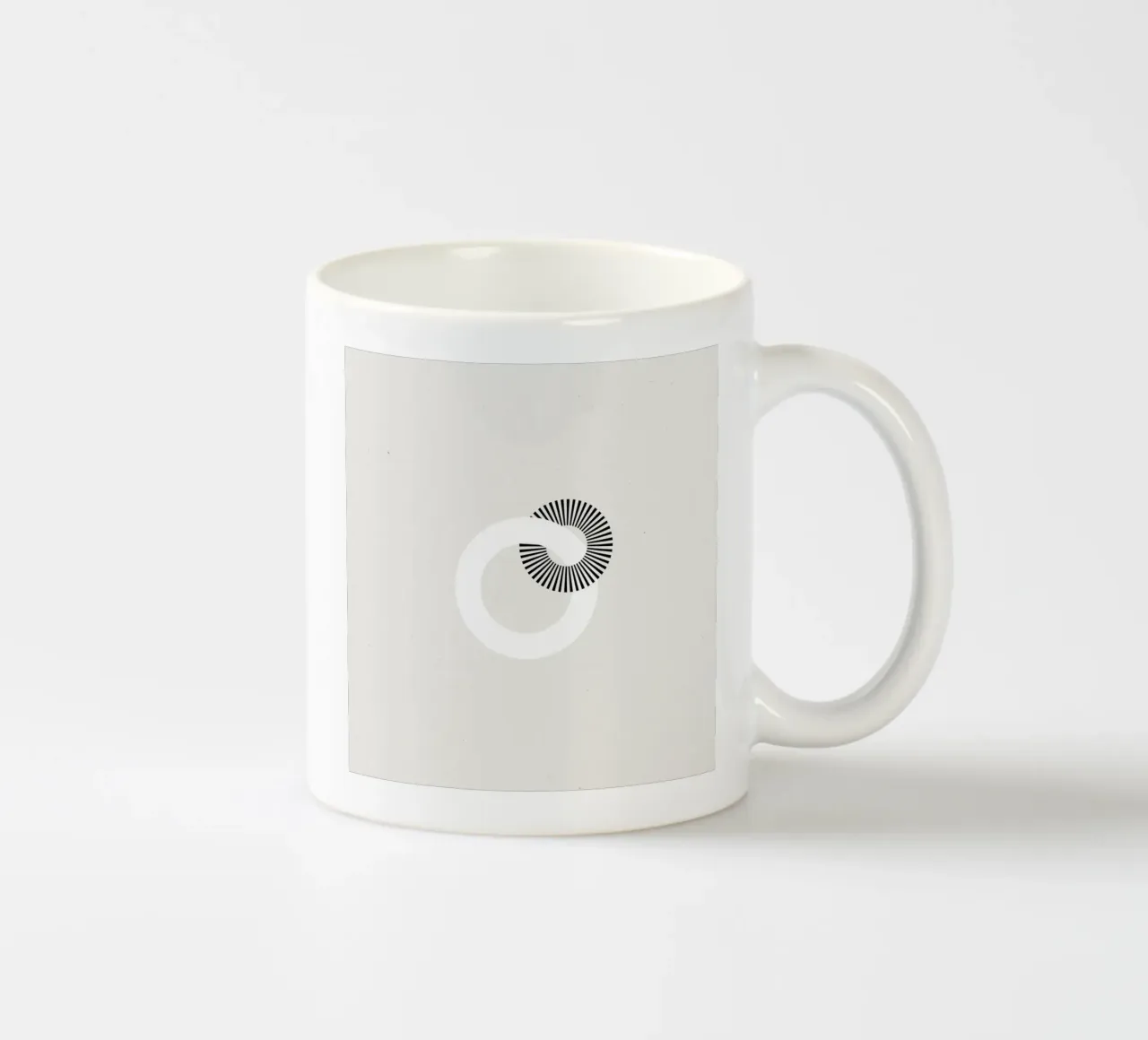 Anelli minimalisti tazza in ceramica da Katja Stehle Design