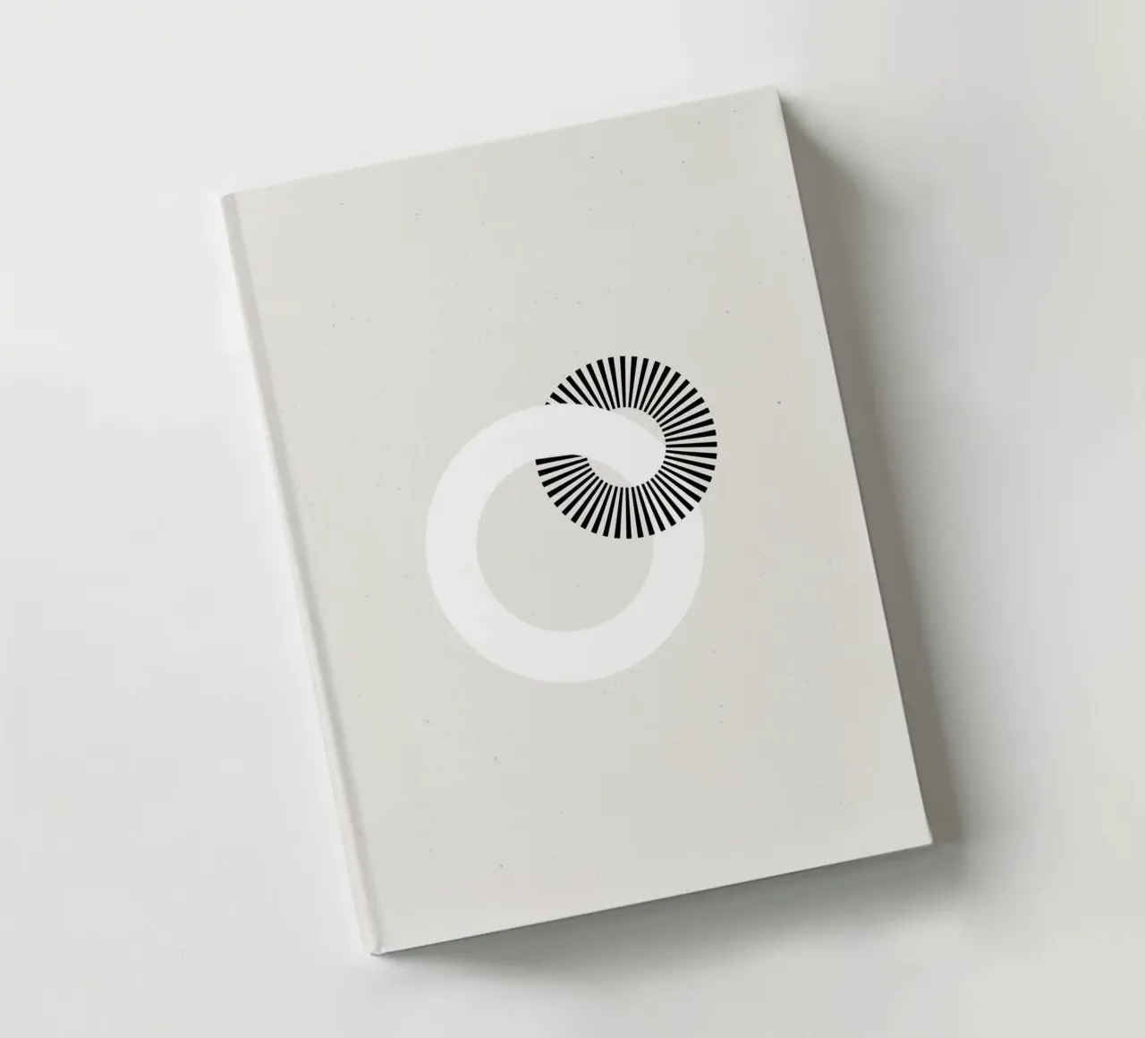 Minimalist rings notebook by Katja Stehle Design
