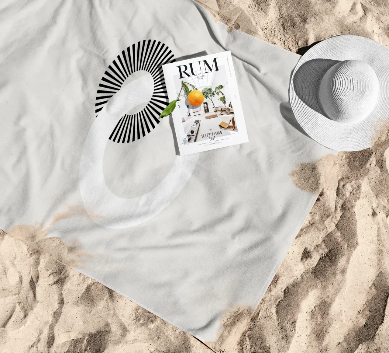 Anelli minimalisti telo mare da Katja Stehle Design