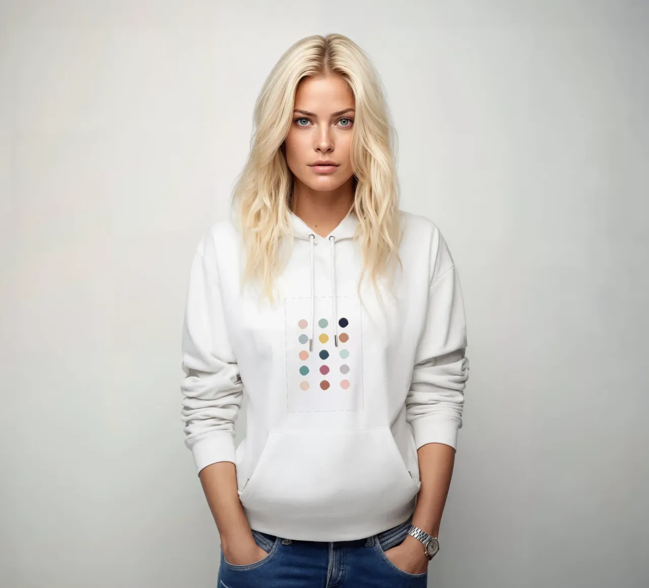 Colour Palette felpa con cappuccio da The Native State