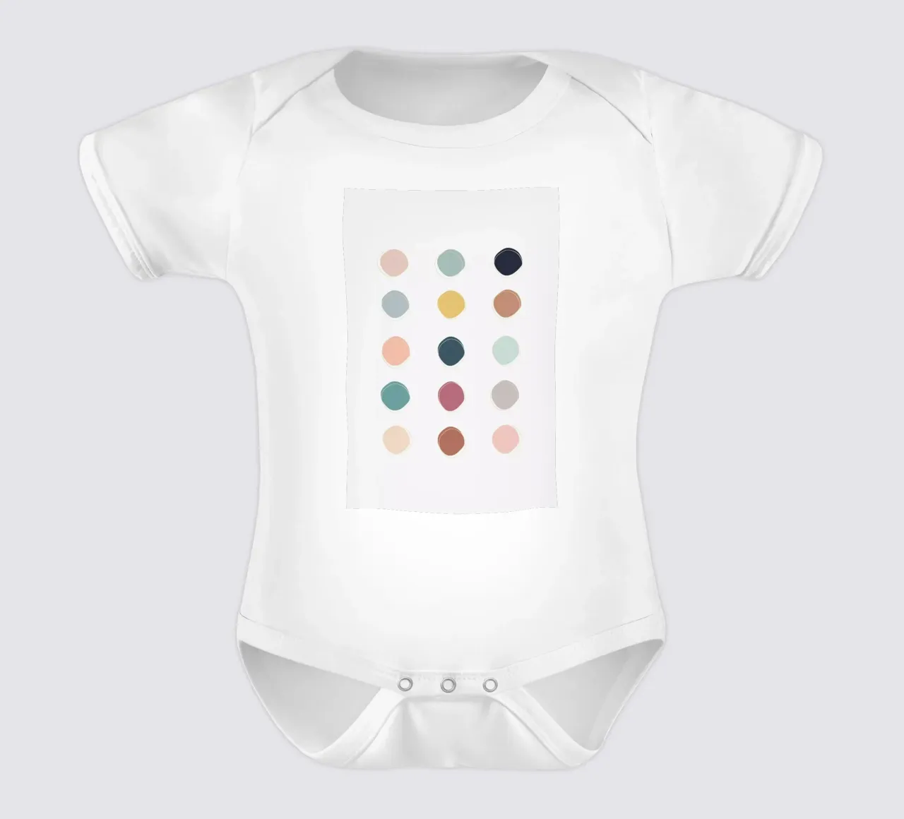 Colour Palette body neonato maniche corte da The Native State