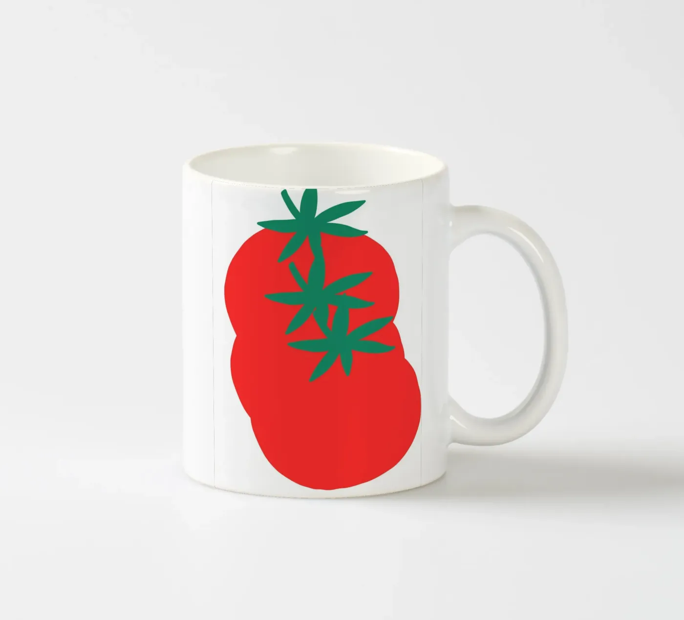 Tomato ceramic mug by LisaArtes