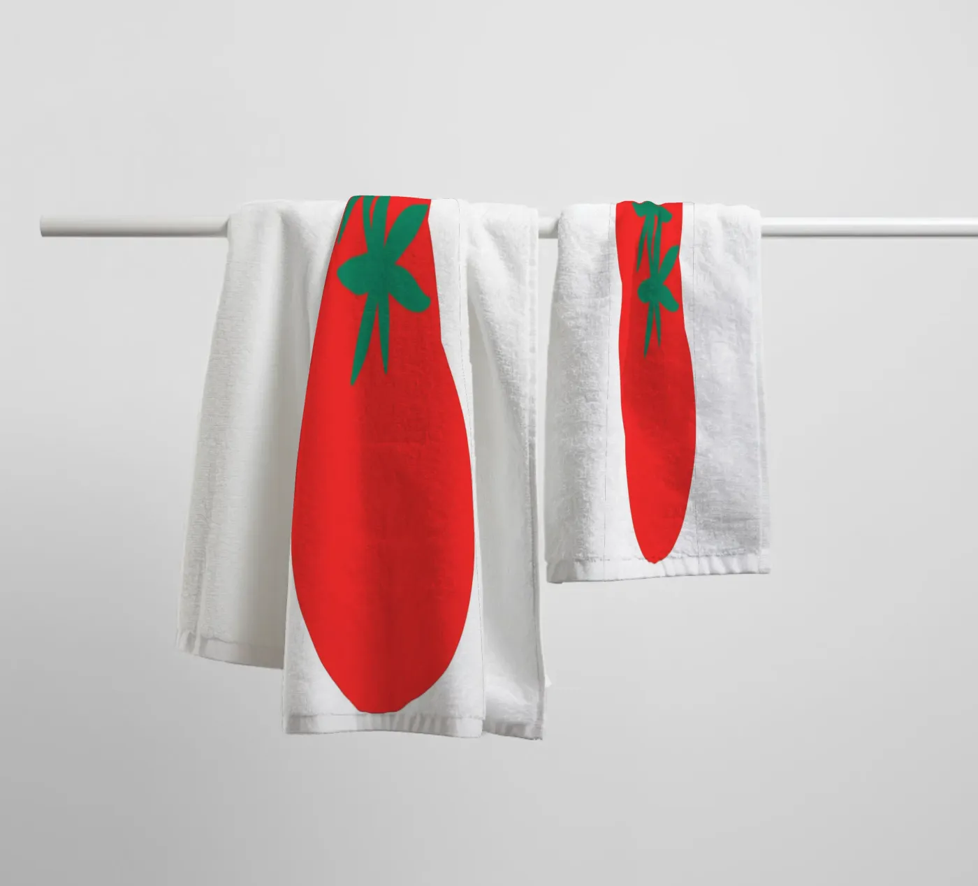 Tomato towel by LisaArtes