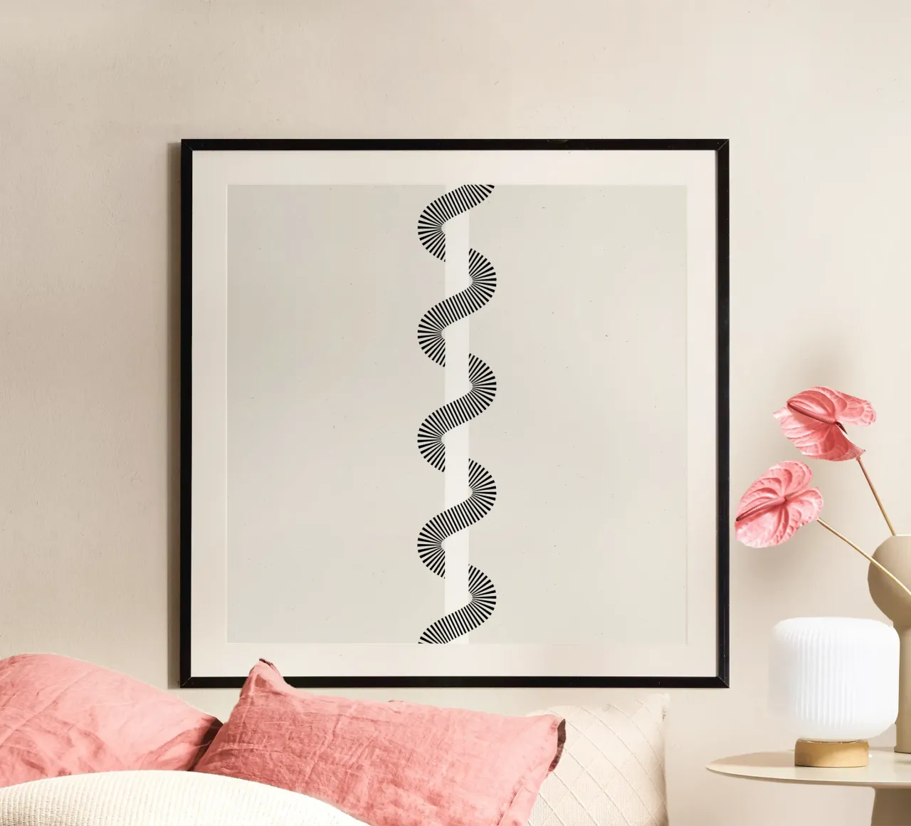 Onda minimalista poster da Katja Stehle Design