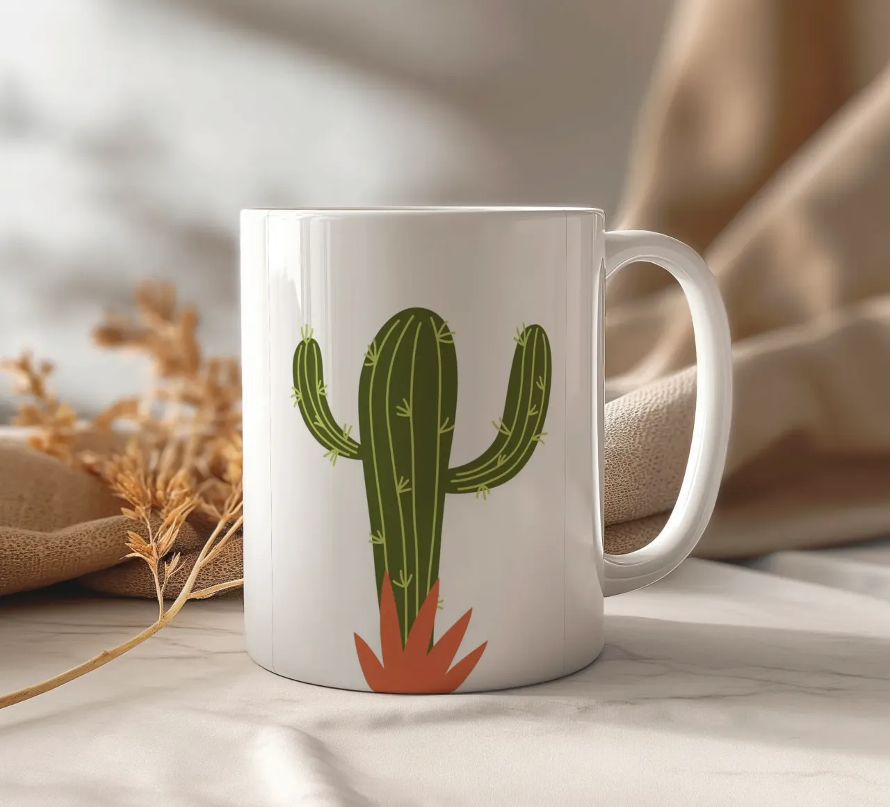 Cactus tazza in ceramica da LisaArtes