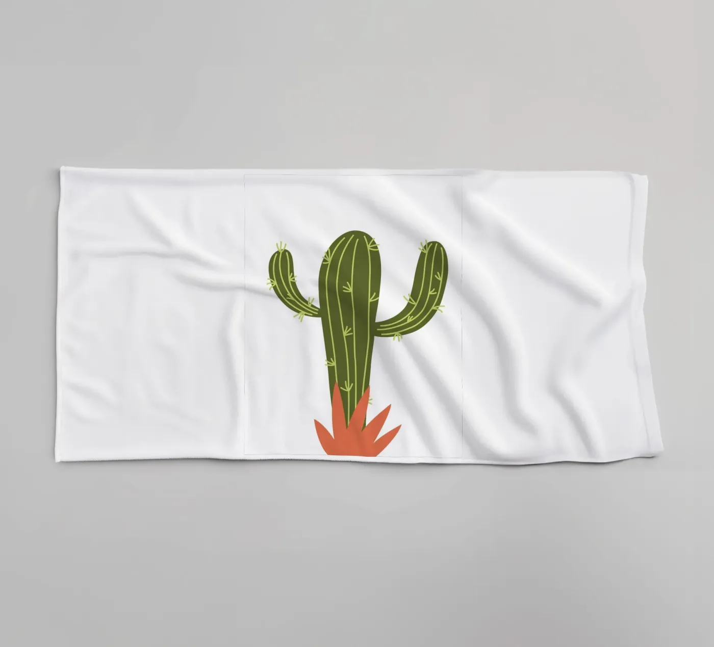 Cactus badhanddoek van LisaArtes