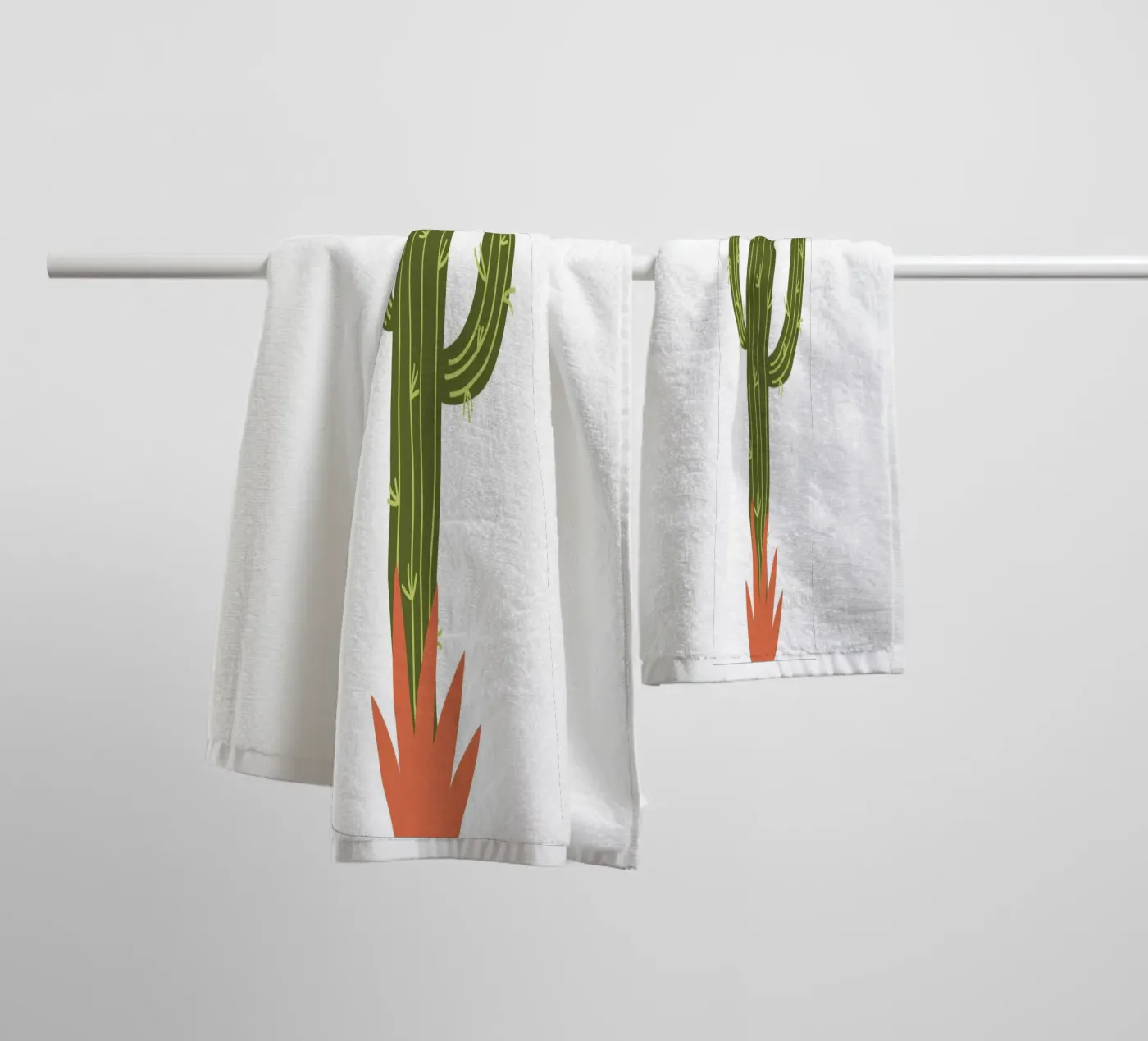 Cactus badhanddoek van LisaArtes