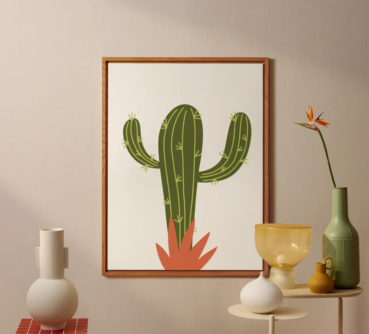 Cactus alluminio dibond da LisaArtes