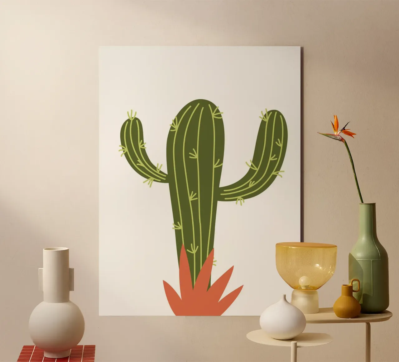 Cactus alluminio dibond da LisaArtes