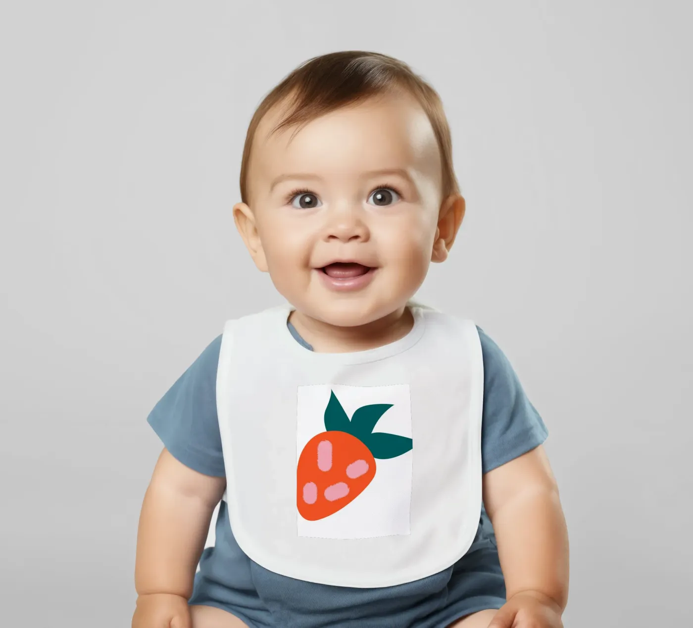 Strawberry baby slabbetje van LisaArtes