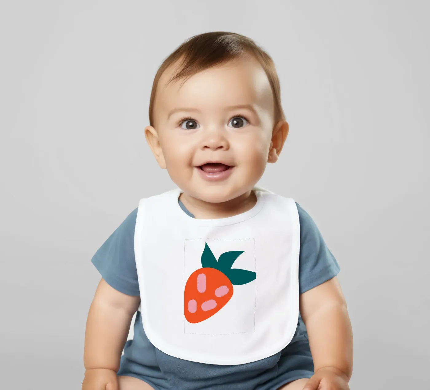 Strawberry baby slabbetje van LisaArtes