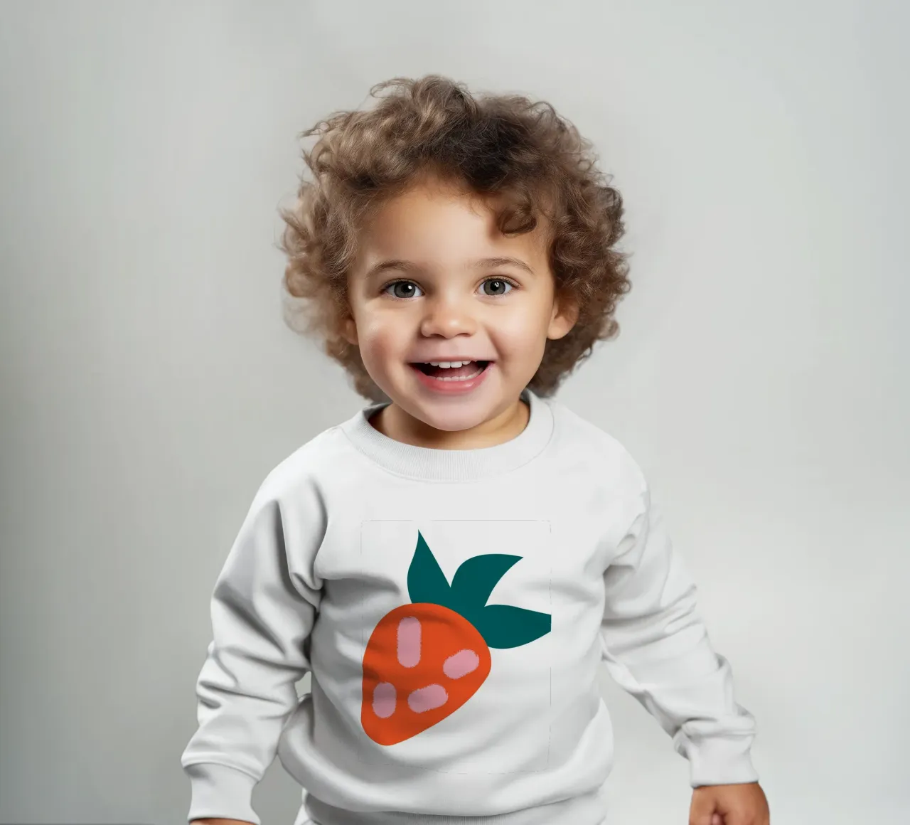 Strawberry baby sweatshirt by LisaArtes