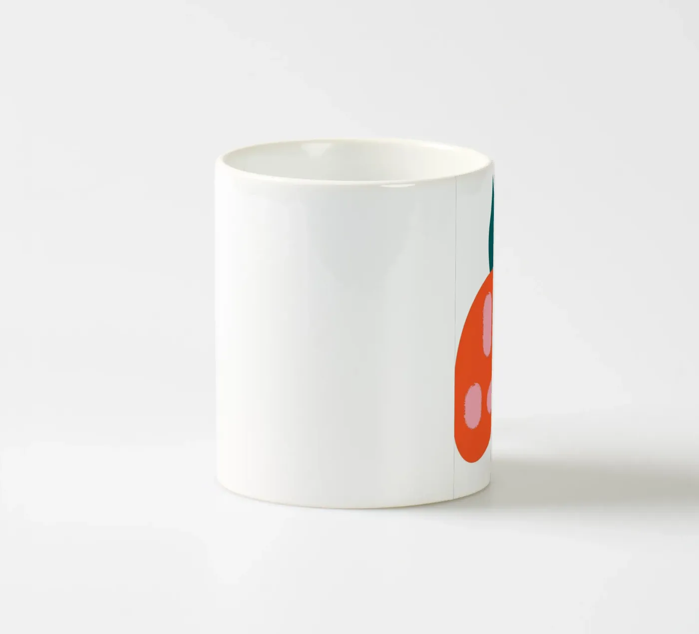 Strawberry ceramic mug by LisaArtes