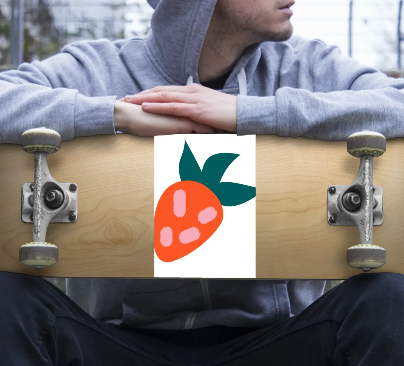 Strawberry sticker by LisaArtes