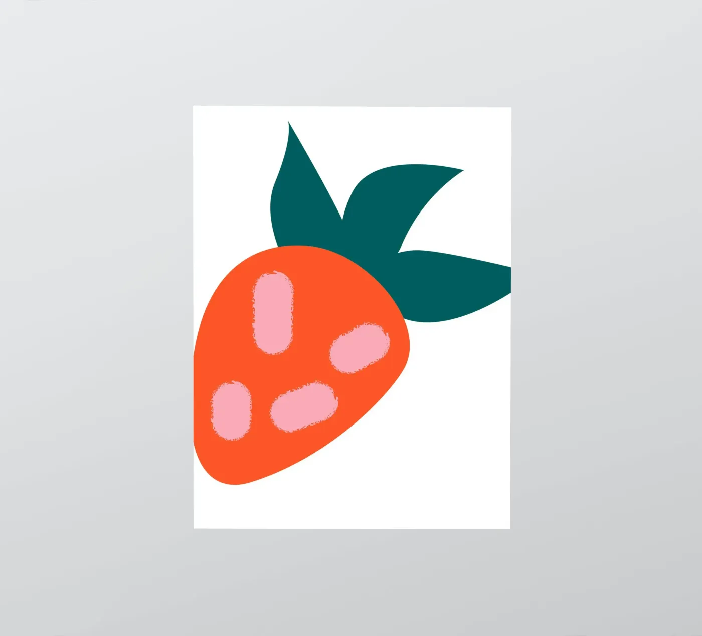 Strawberry sticker by LisaArtes