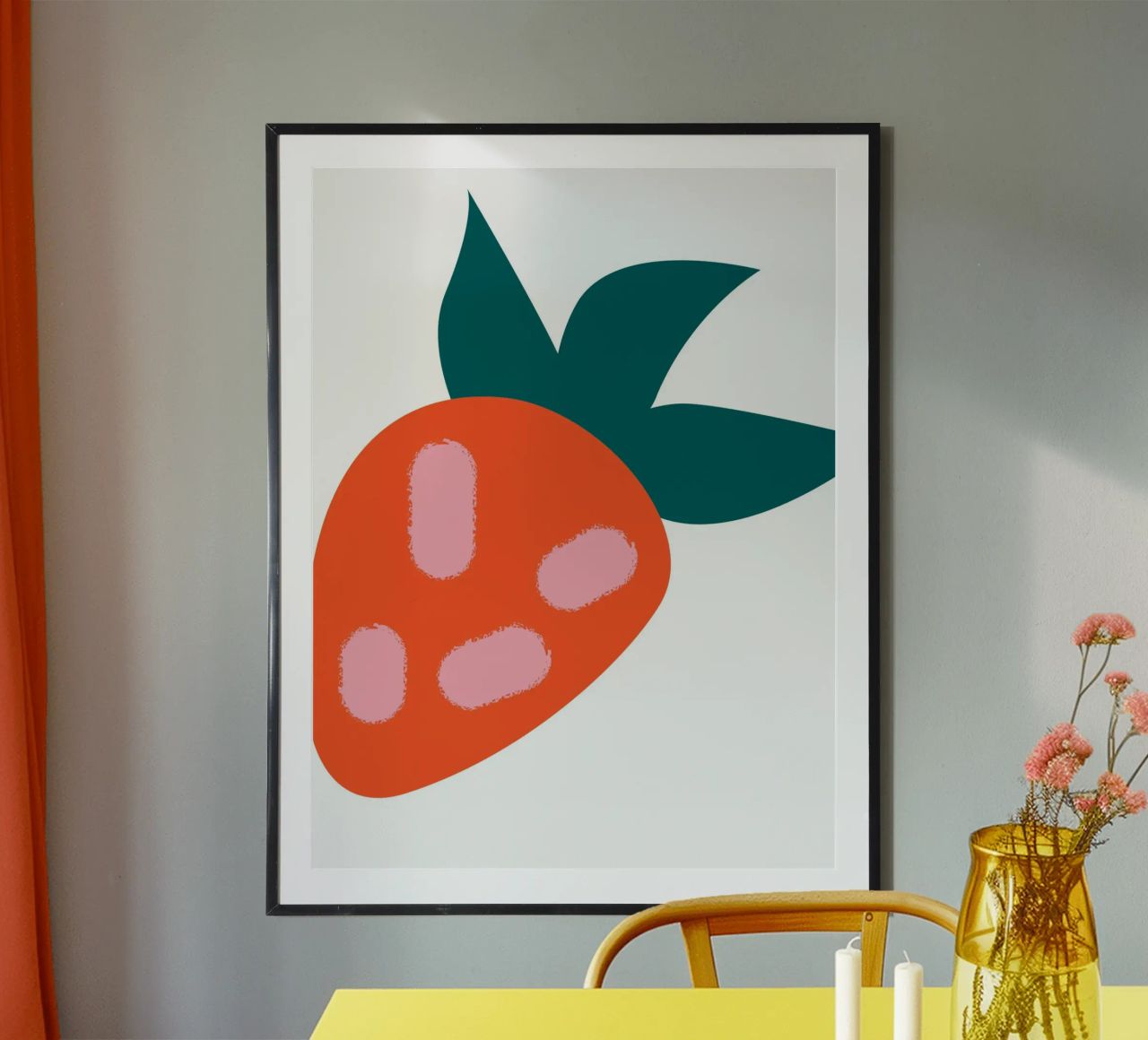 Strawberry poster by LisaArtes