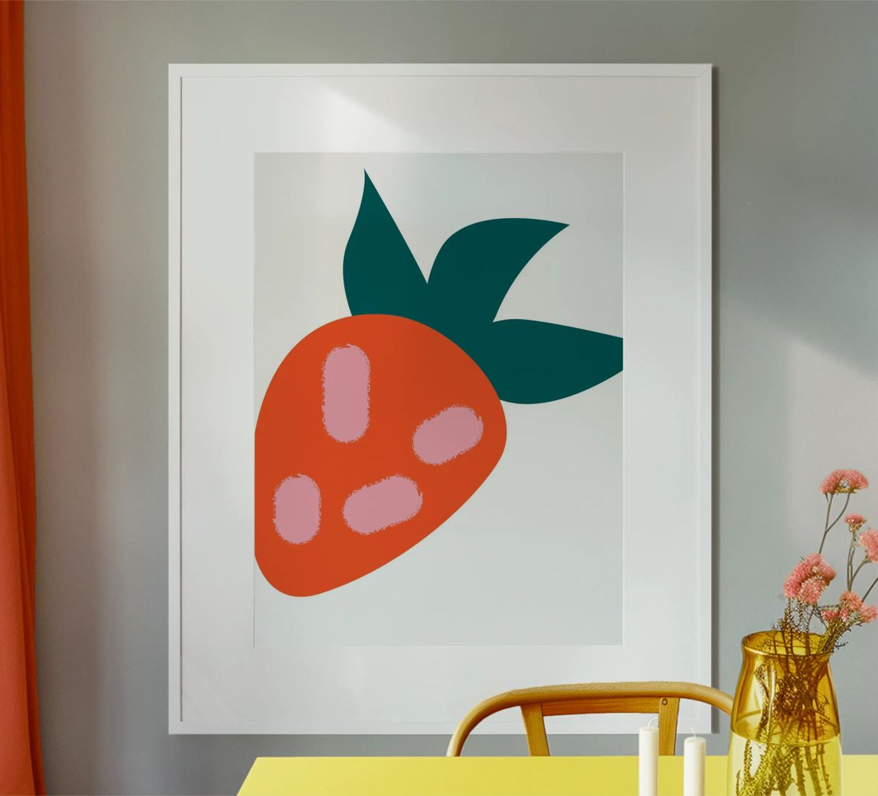 Strawberry poster by LisaArtes